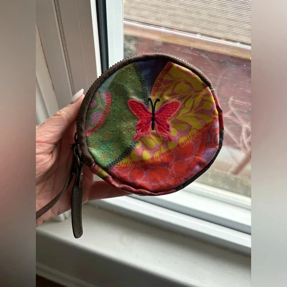 Desigual Colourful Butterfly Coin Purse - Picture 2 of 9